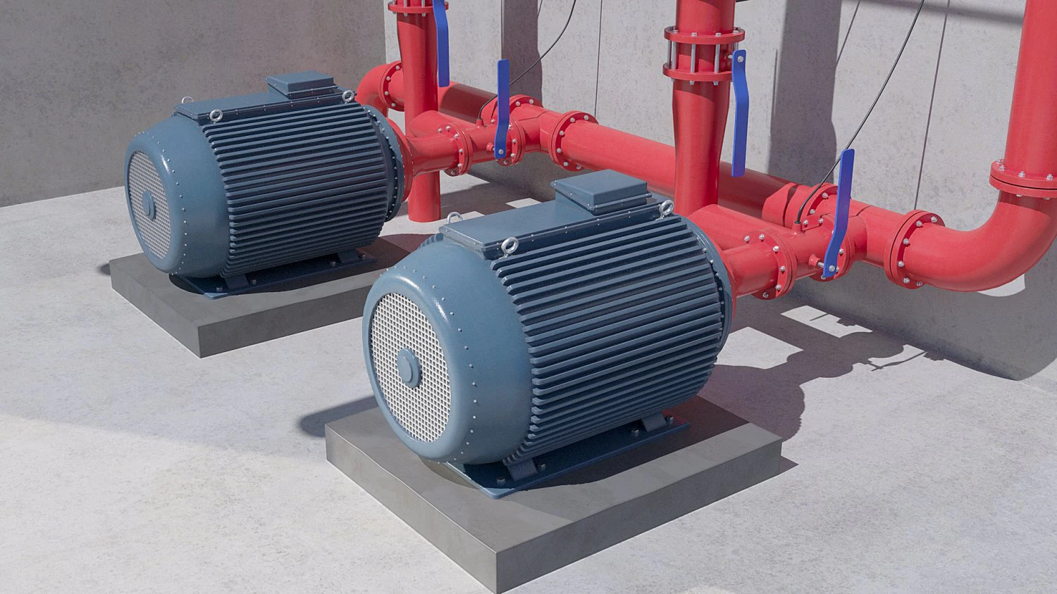 compressor equipment 3D Model .c4d .max .obj .3ds .fbx .stl .blend 
