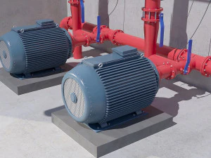 equipamento compressor Modelo 3D