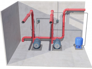 compressor equipment 3D Model
