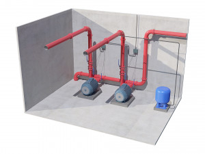 compressor equipment 3D Model