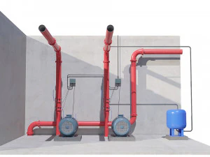 compressor equipment 3D Model