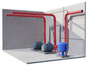 compressor equipment 3D Model