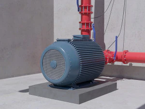 compressor equipment 3D Model