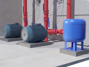 compressor equipment 3D Model
