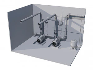 compressor equipment 3D Model
