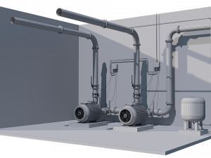 compressor equipment 3D Model