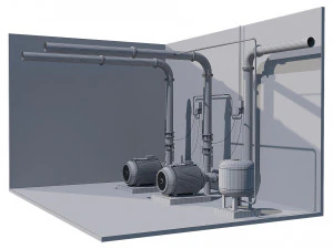 compressor equipment 3D Model