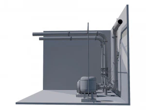 compressor equipment 3D Model
