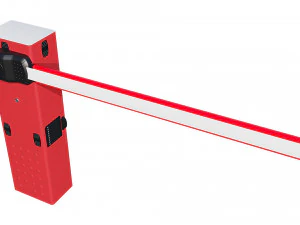 automatic traffic barrier 3D Model