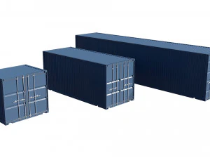 транспортные контейнеры 3D Модель