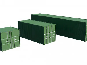 shipping containers 3D Model