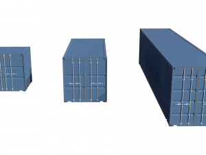 shipping containers Model 3D