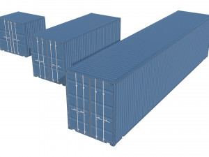 shipping containers Model 3D