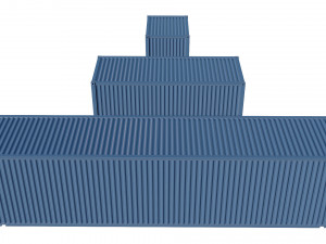shipping containers Model 3D