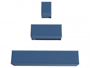 shipping containers Model 3D