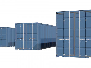 shipping containers Model 3D