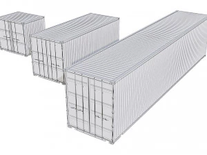 shipping containers 3D Model