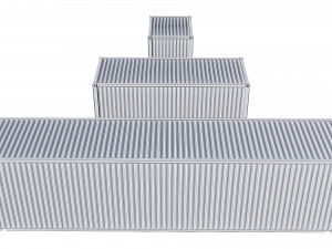 shipping containers Model 3D
