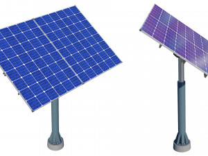 solar panel 3D-Modell