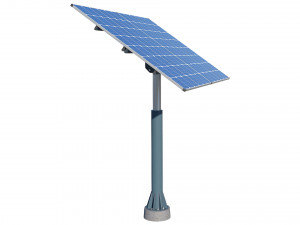 solar panel 3D 模型