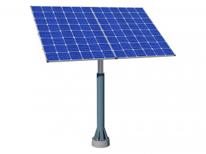 solar panel 3D 模型