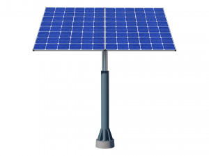 solar panel 3D 模型