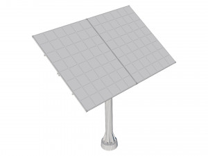 solar panel 3D 模型