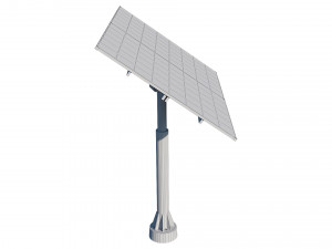 solar panel 3D 模型
