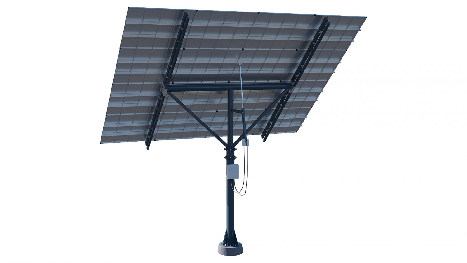 Solar d. Solar panel 3d model.