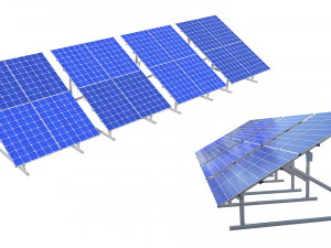 painel solar Modelo 3D