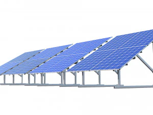 solar panel 3D Model