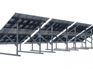 solar panel 3D 模型