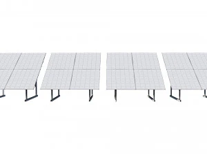 solar panel 3D Model