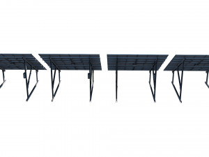 solar panel 3D 模型