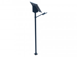 solar street lamp 3D Model