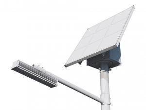 solar street lamp 3D Model