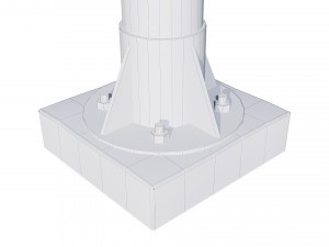 solar street lamp 3D Model