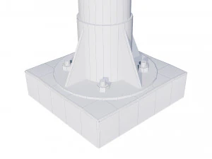 solar street lamp 3D Model