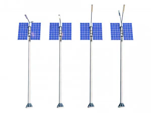 solar street lamp pack 3D Model