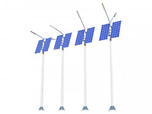 solar street lamp pack 3D Model