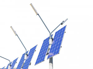 solar street lamp pack 3D Model