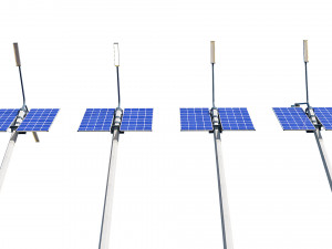 solar street lamp pack Modelo 3D