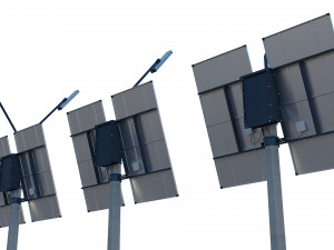 solar street lamp pack Modelo 3D