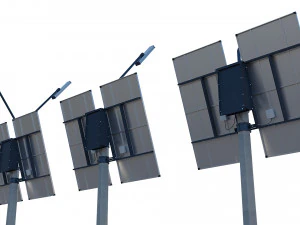solar street lamp pack 3D Model