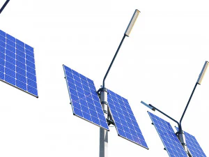 solar street lamp pack 3D Model
