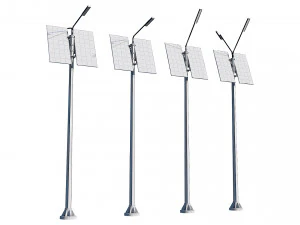 solar street lamp pack 3D Model