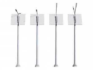 solar street lamp pack Modelo 3D