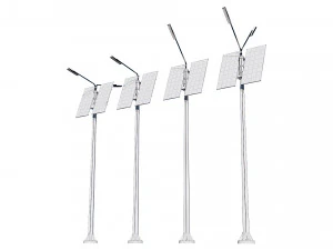 solar street lamp pack 3D Model