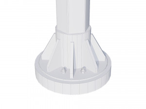 solar street lamp pack Modelo 3D