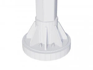 solar street lamp pack 3D Model